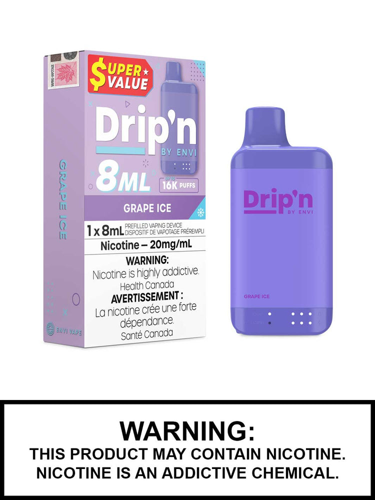 Drip'n par Envi 8 ml (16 000 bouffées) (PROVINCIAL)