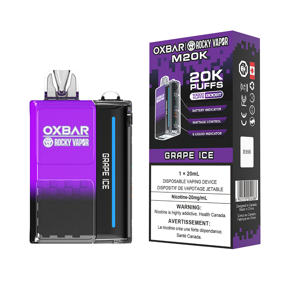 Oxbar M20k - Disposable E-Cig (PROVINCIAL) (20k Puffs) Oxbar M20k - Disposable E-Cig (PROVINCIAL) (20k Puffs)