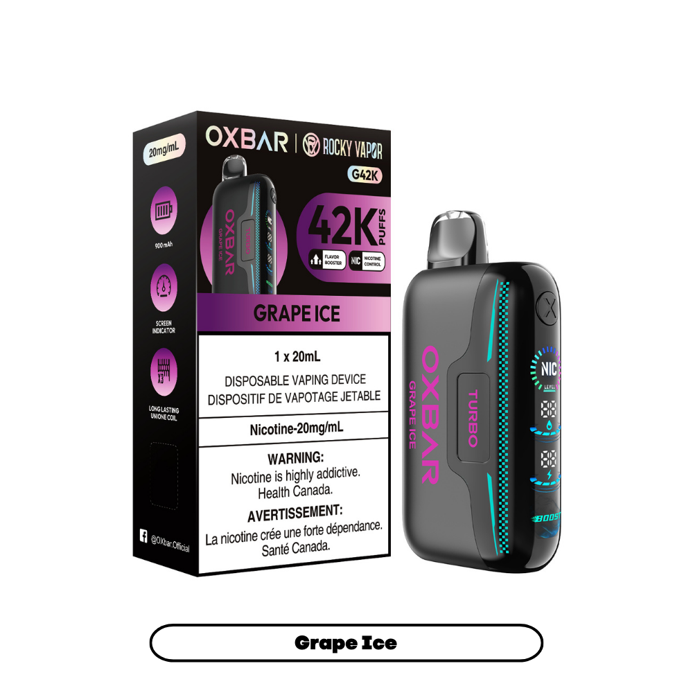 Oxbar G42k - Cigarette électronique jetable (PROVINCIALE) (42 000 bouffées) 