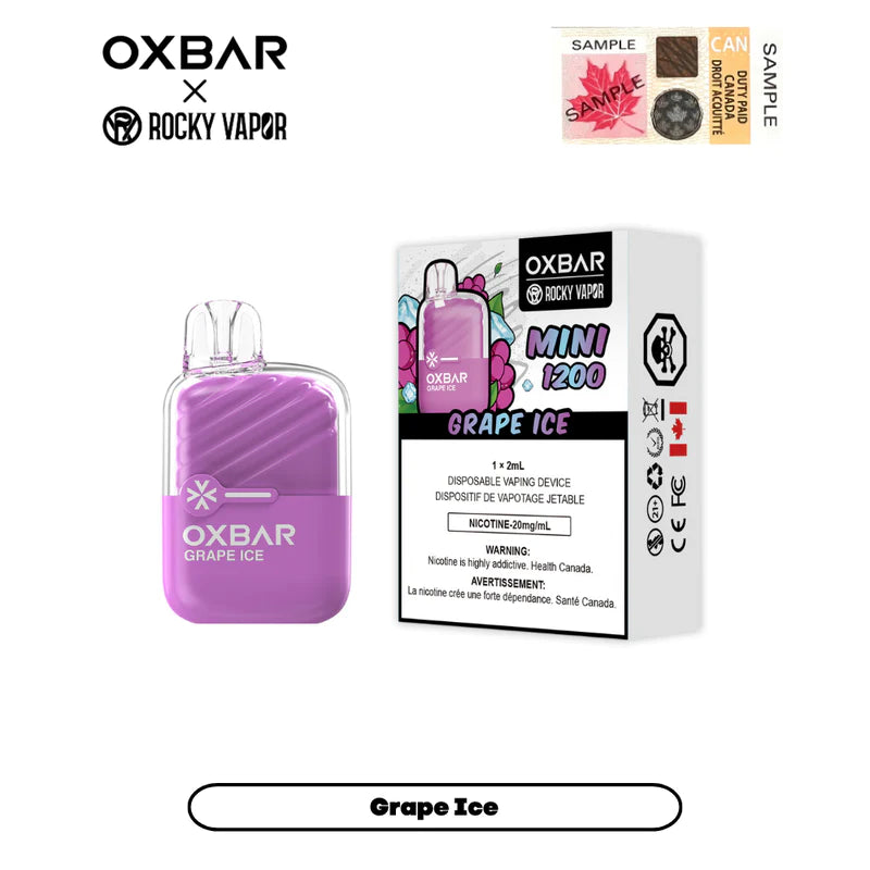 Oxbar Mini - Disposable E-Cig (1200 Puffs)