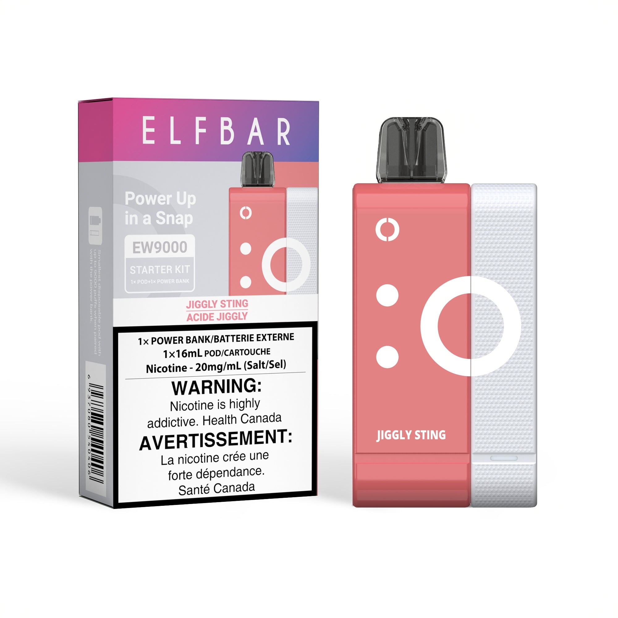 Elfbar - Kit de démarrage EW9000 (FÉDÉRAL)