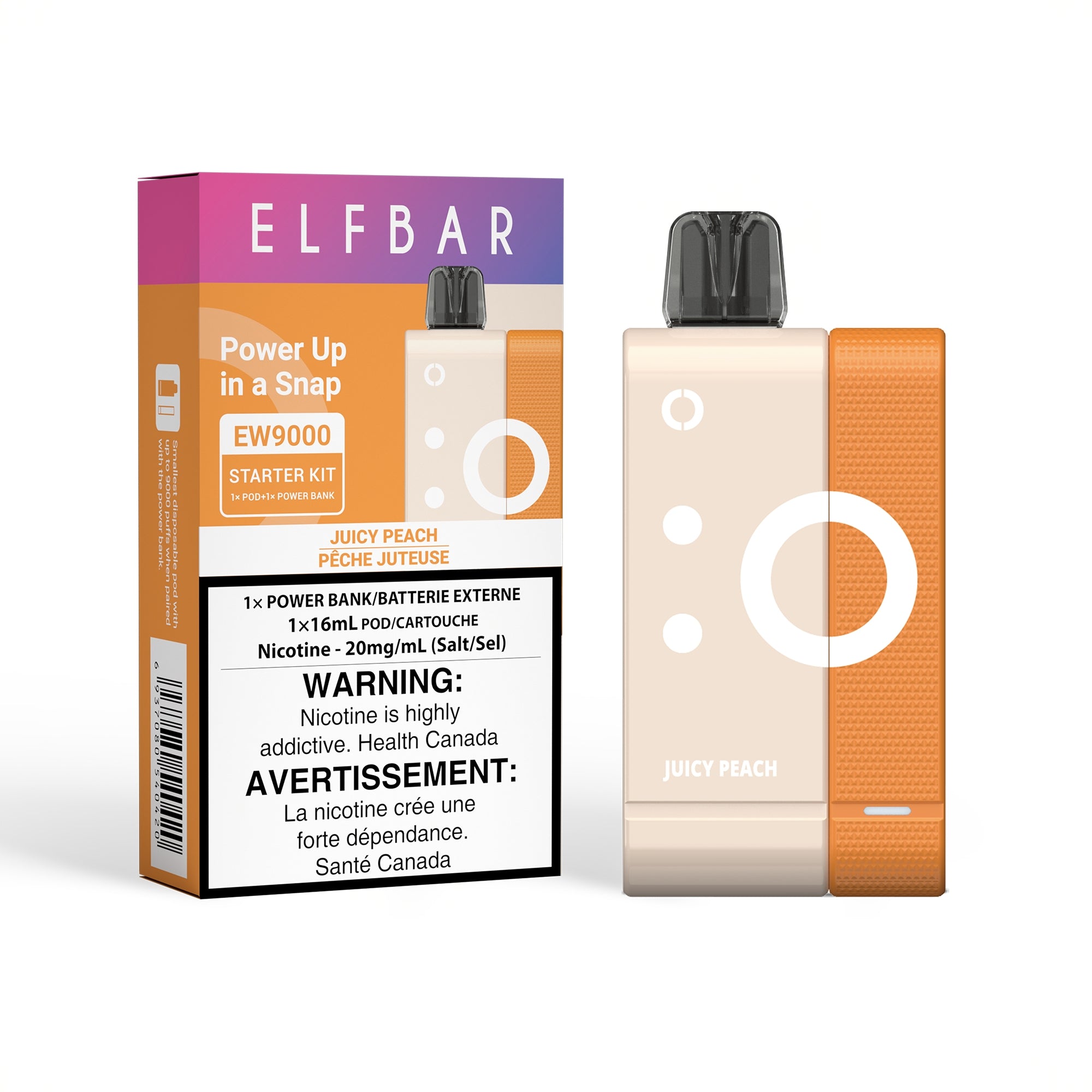 Elfbar - Kit de démarrage EW9000 (FÉDÉRAL)