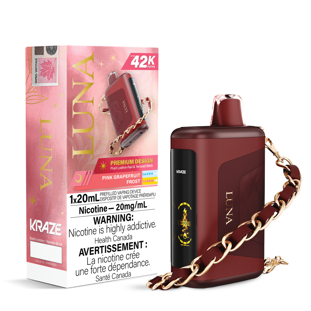 Kraze Luna - Disposable E-Cig (PROVINCIAL) (42K Puffs)
