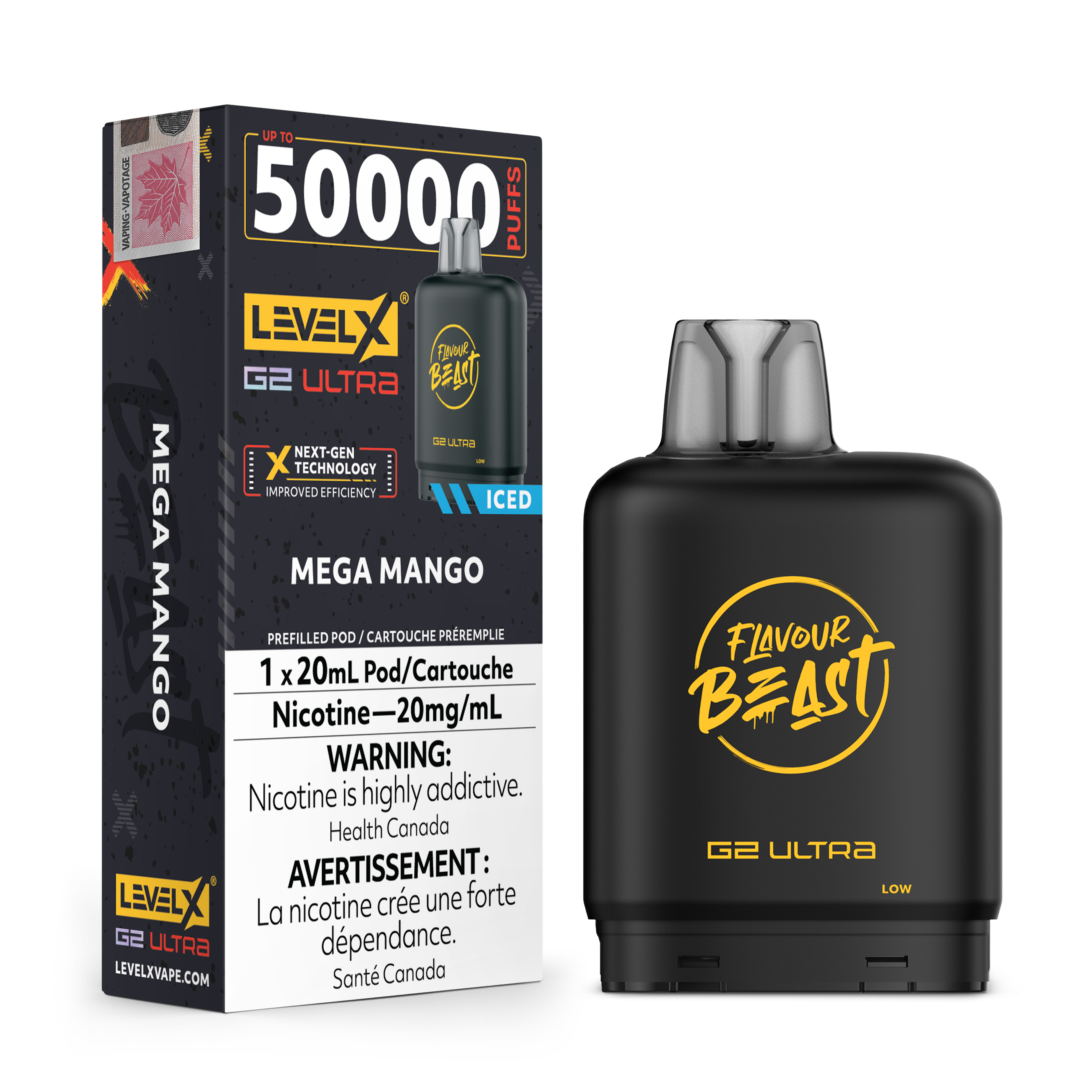 Level X - Flavour Beast G2 Ultra Pods (50K Puffs) (PROVINCIAL)