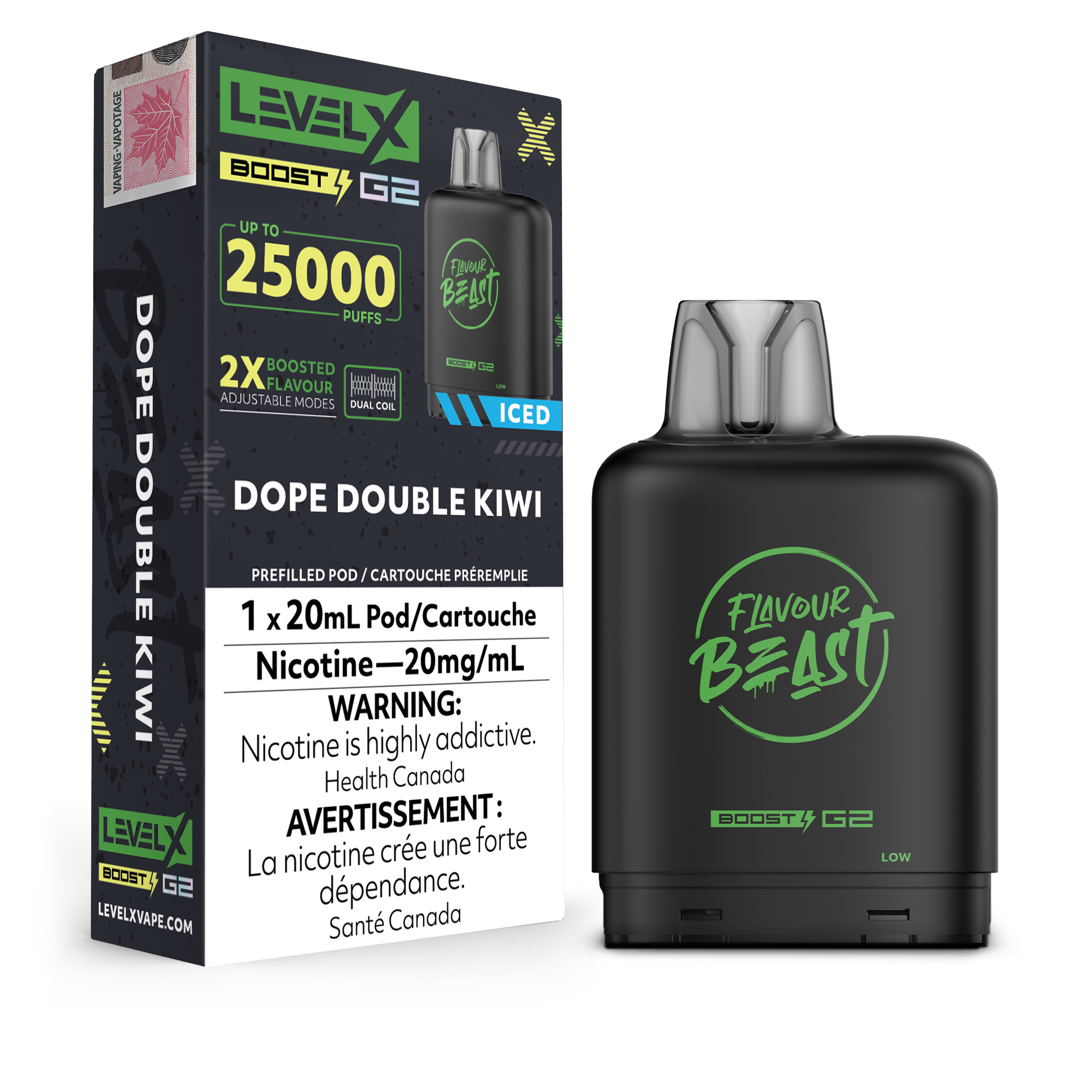 Level X - Flavour Beast Boost G2 Pods (25k puffs) (PROVINCIAL)
