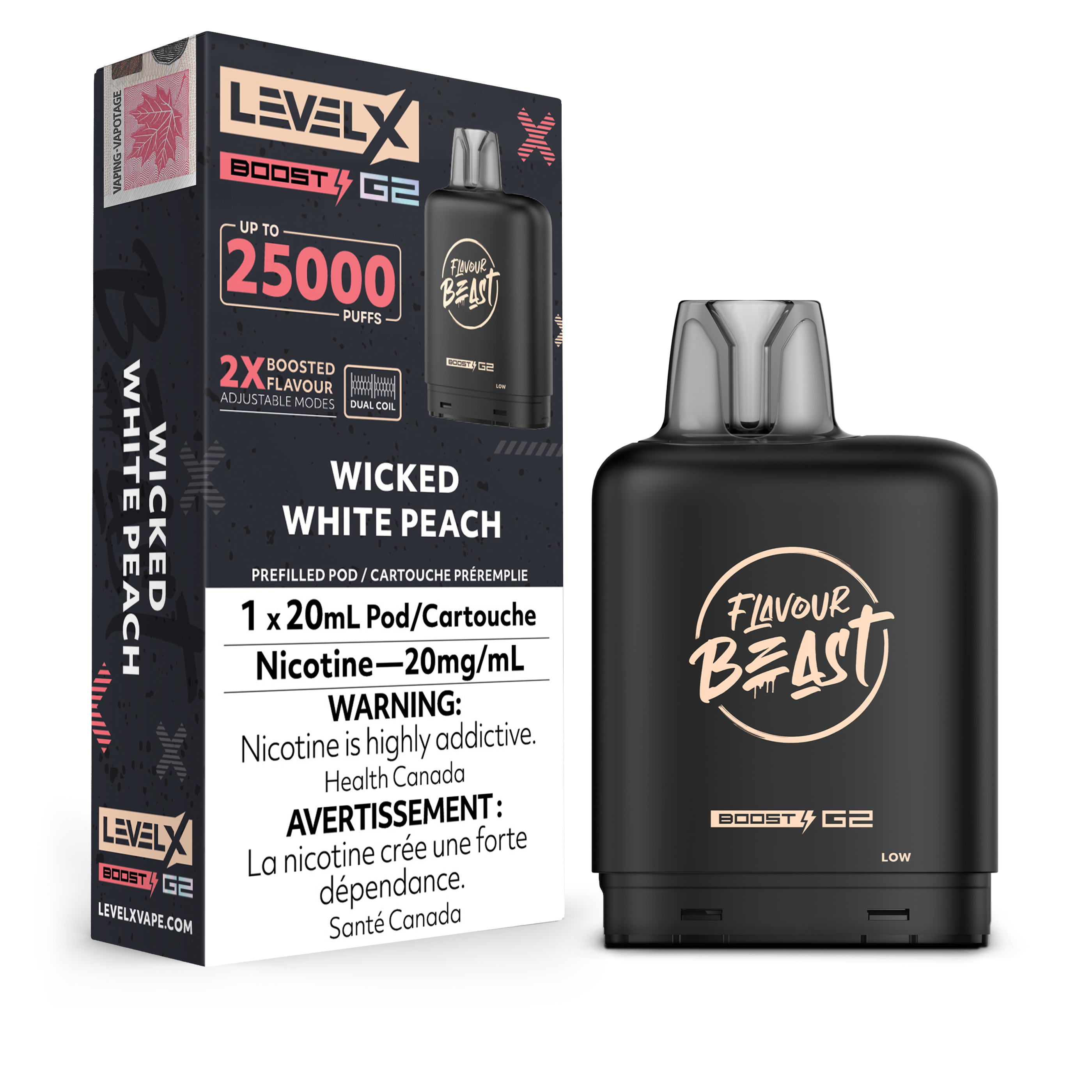 Level X - Flavour Beast Boost G2 Pods (25k puffs) (PROVINCIAL)
