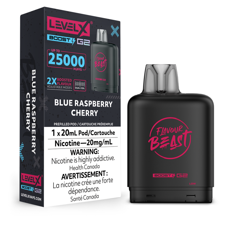 Level X - Flavour Beast Boost G2 Pods (25k puffs) (PROVINCIAL)