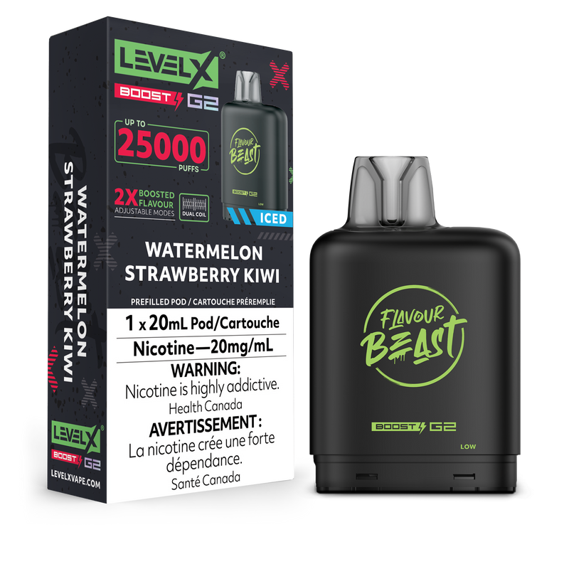 Level X - Flavour Beast Boost G2 Pods (25k puffs) (PROVINCIAL)
