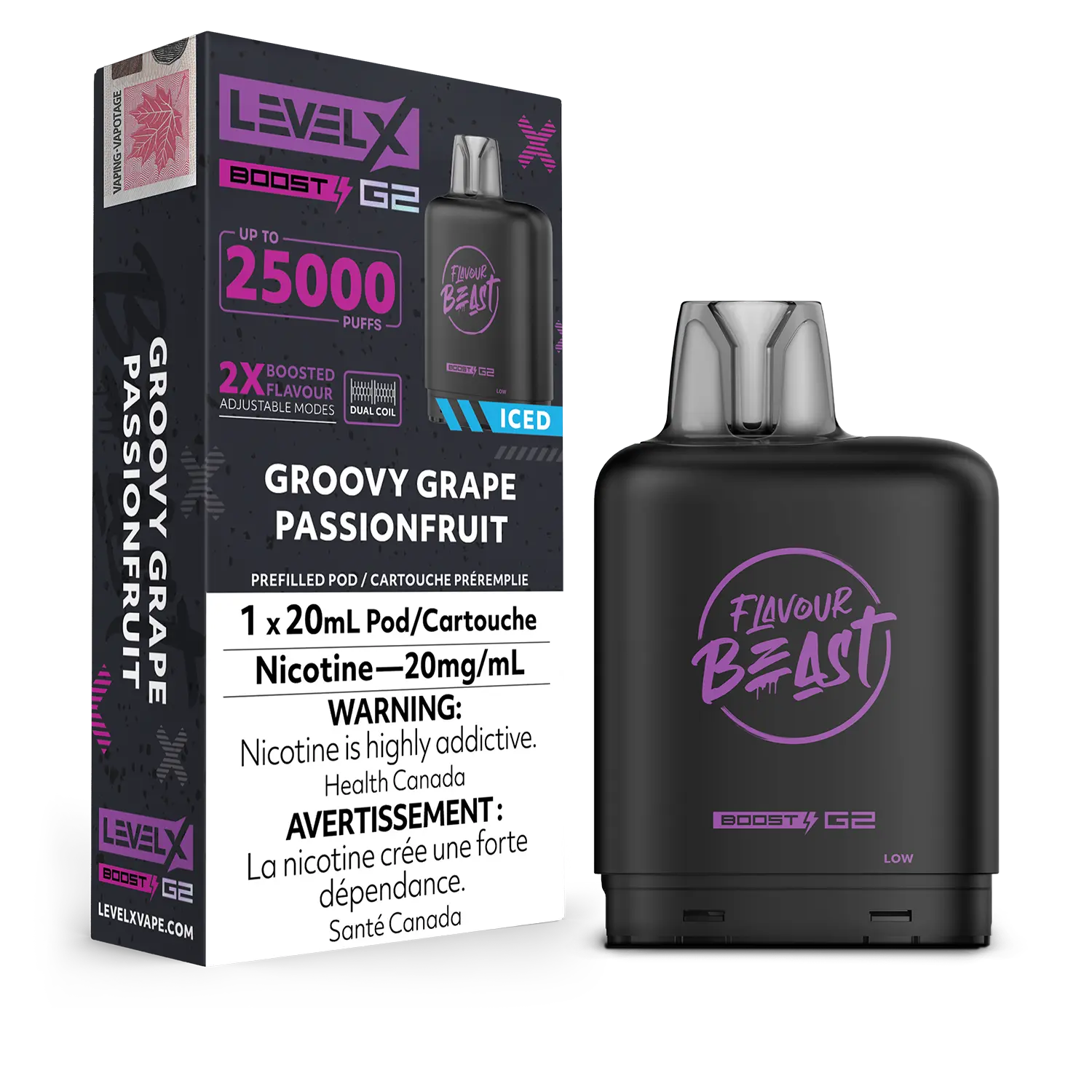 Level X - Flavour Beast Boost G2 Pods (25k puffs) (PROVINCIAL)
