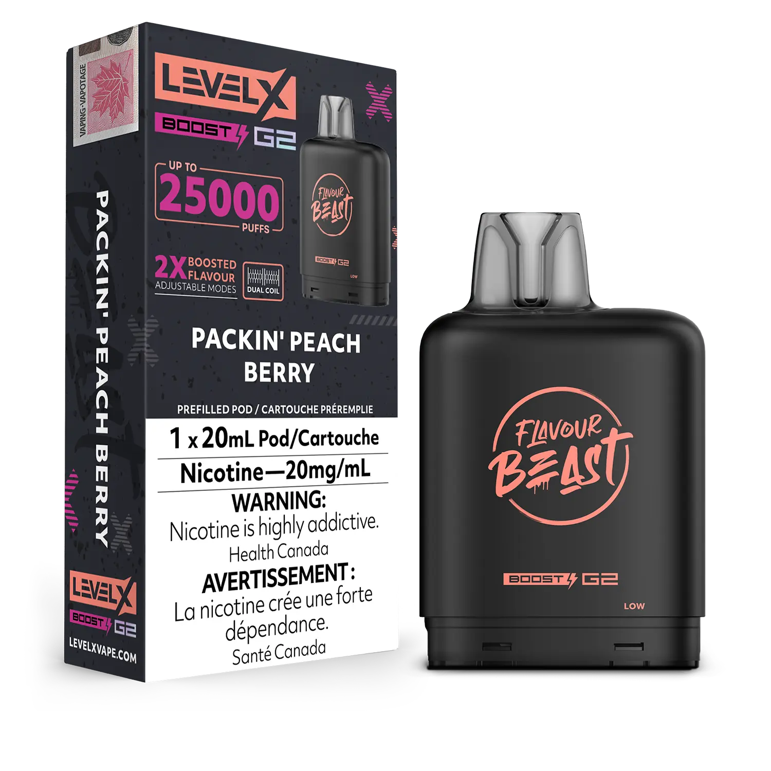 Level X - Flavour Beast Boost G2 Pods (25k puffs) (PROVINCIAL)