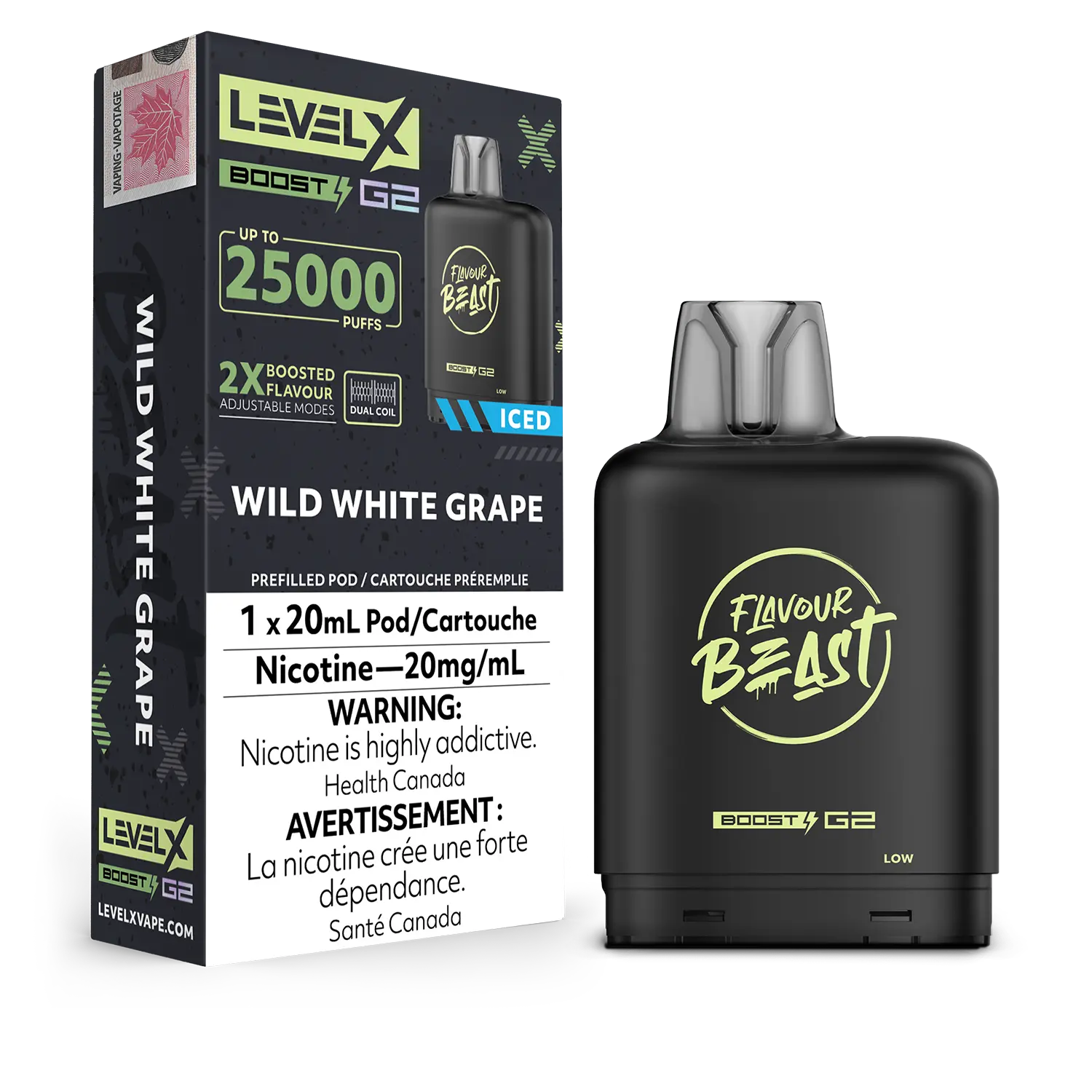 Level X - Flavour Beast Boost G2 Pods (25k puffs) (PROVINCIAL)