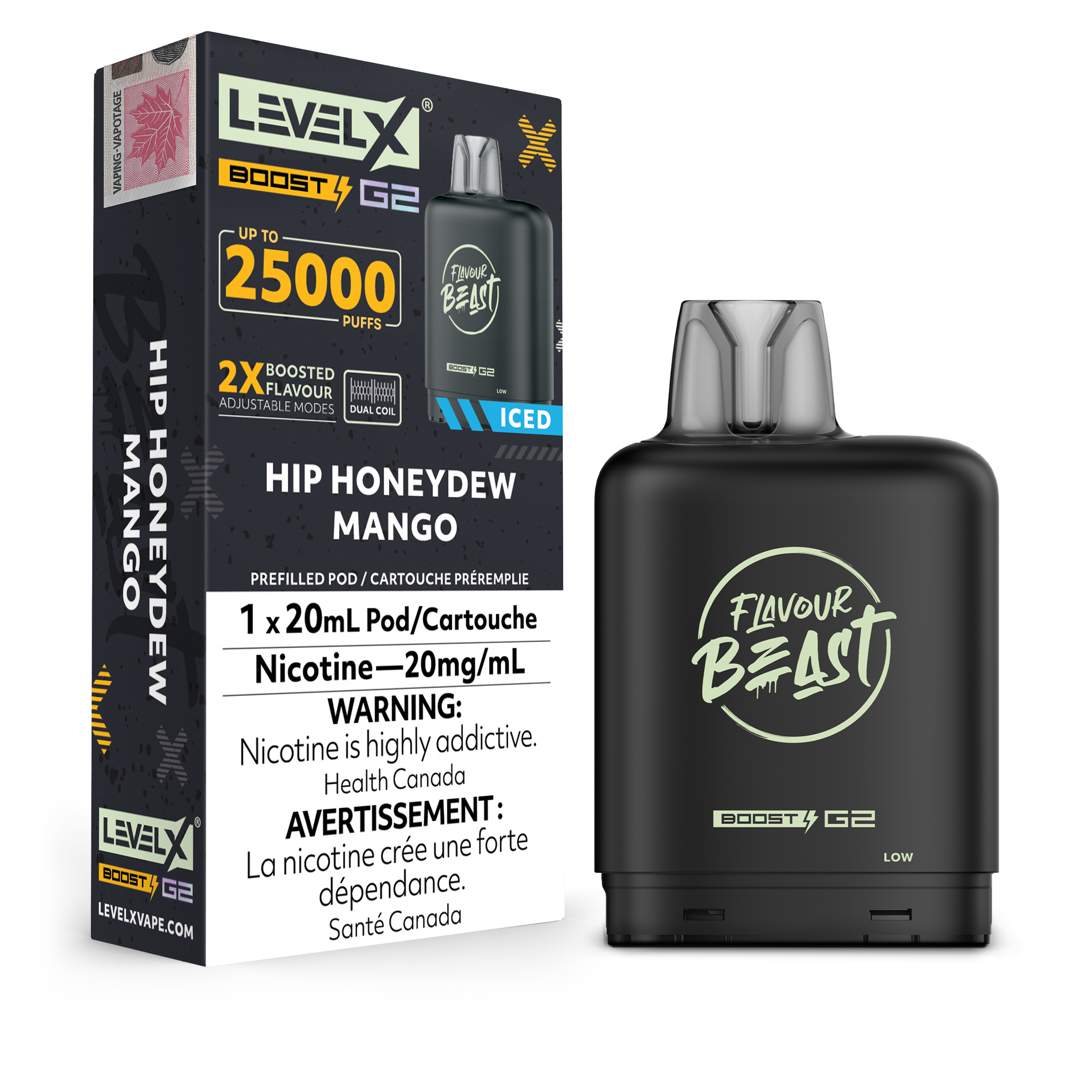 Level X - Flavour Beast Boost G2 Pods (25k puffs) (PROVINCIAL)