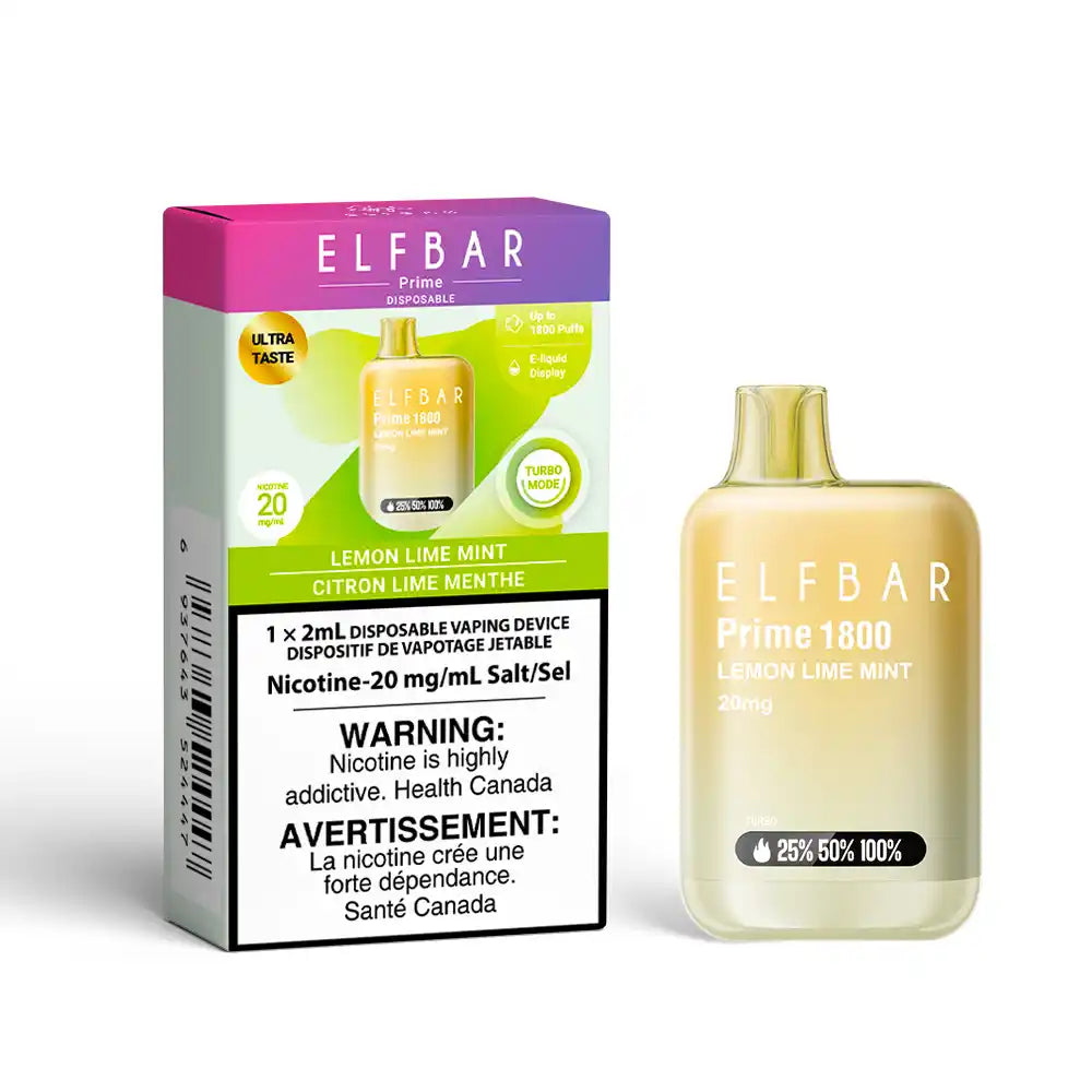 ELF Bar - Prime 1800 Disposable E-cig (Provincial)