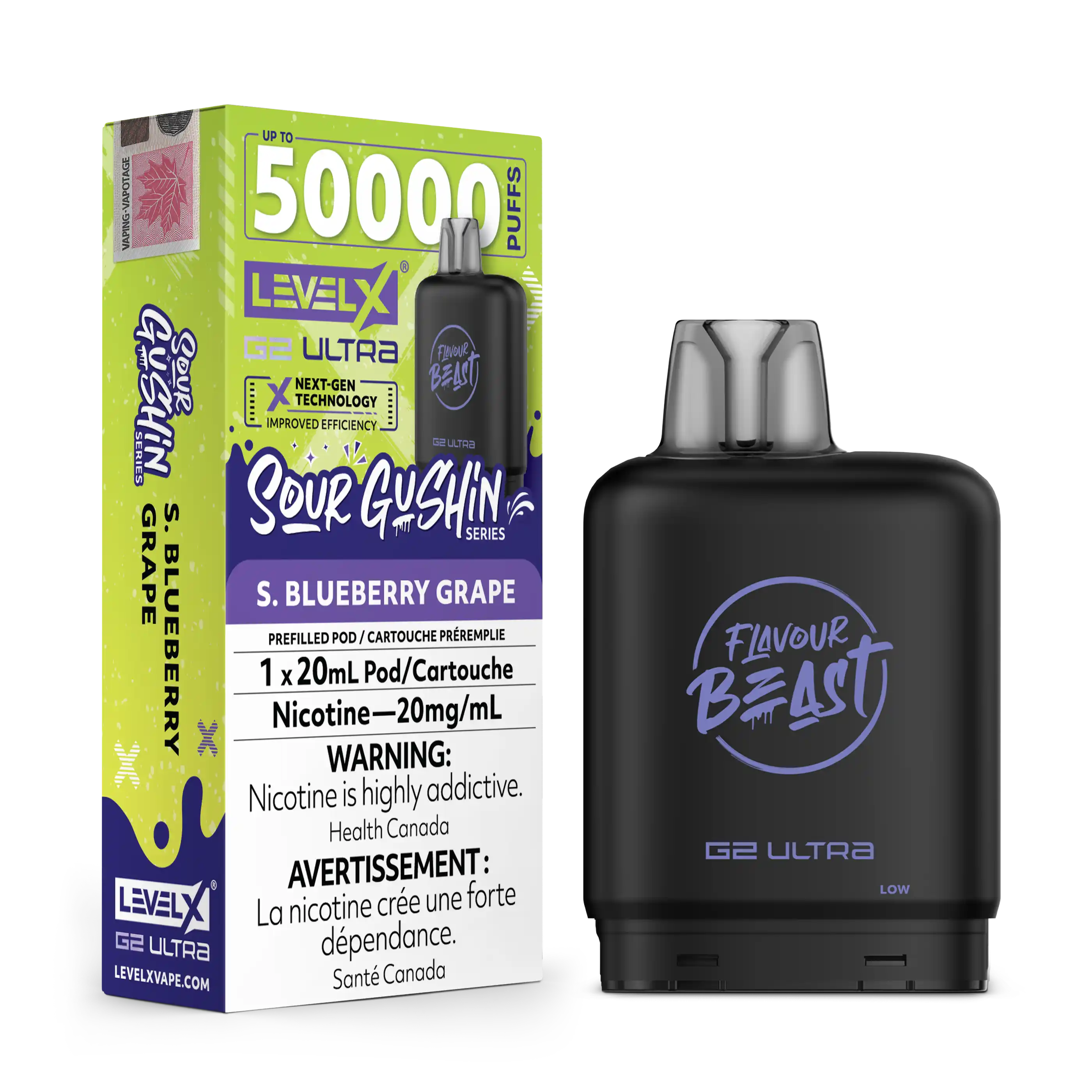 Level X - Flavour Beast G2 Ultra Pods (50K Puffs) (PROVINCIAL)