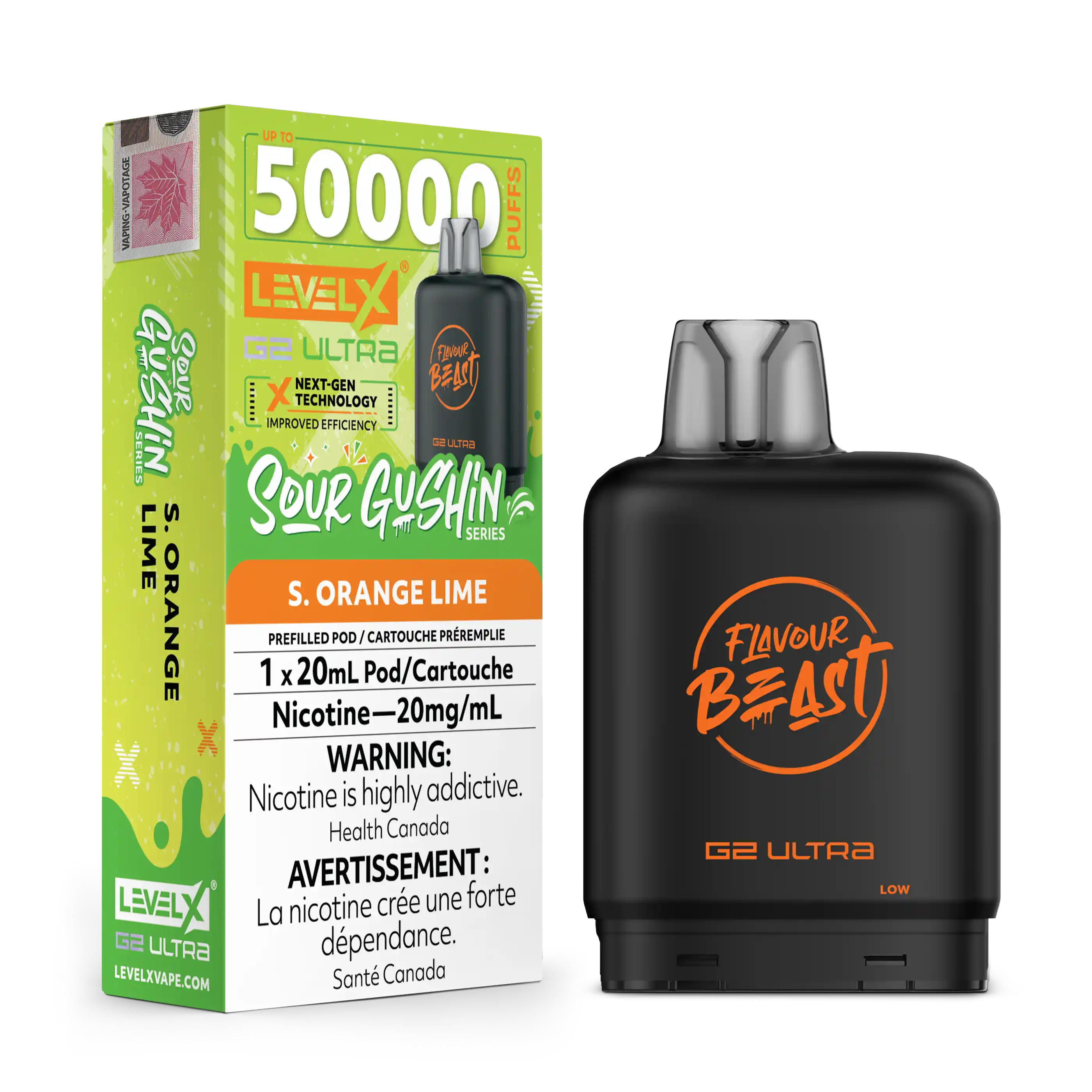 Level X - Flavour Beast G2 Ultra Pods (50K Puffs) (PROVINCIAL)