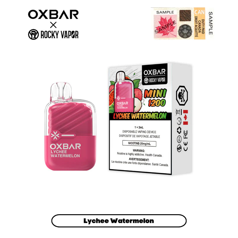 Oxbar Mini - Disposable E-Cig (1200 Puffs) Oxbar Mini - Disposable E-Cig (1200 Puffs)