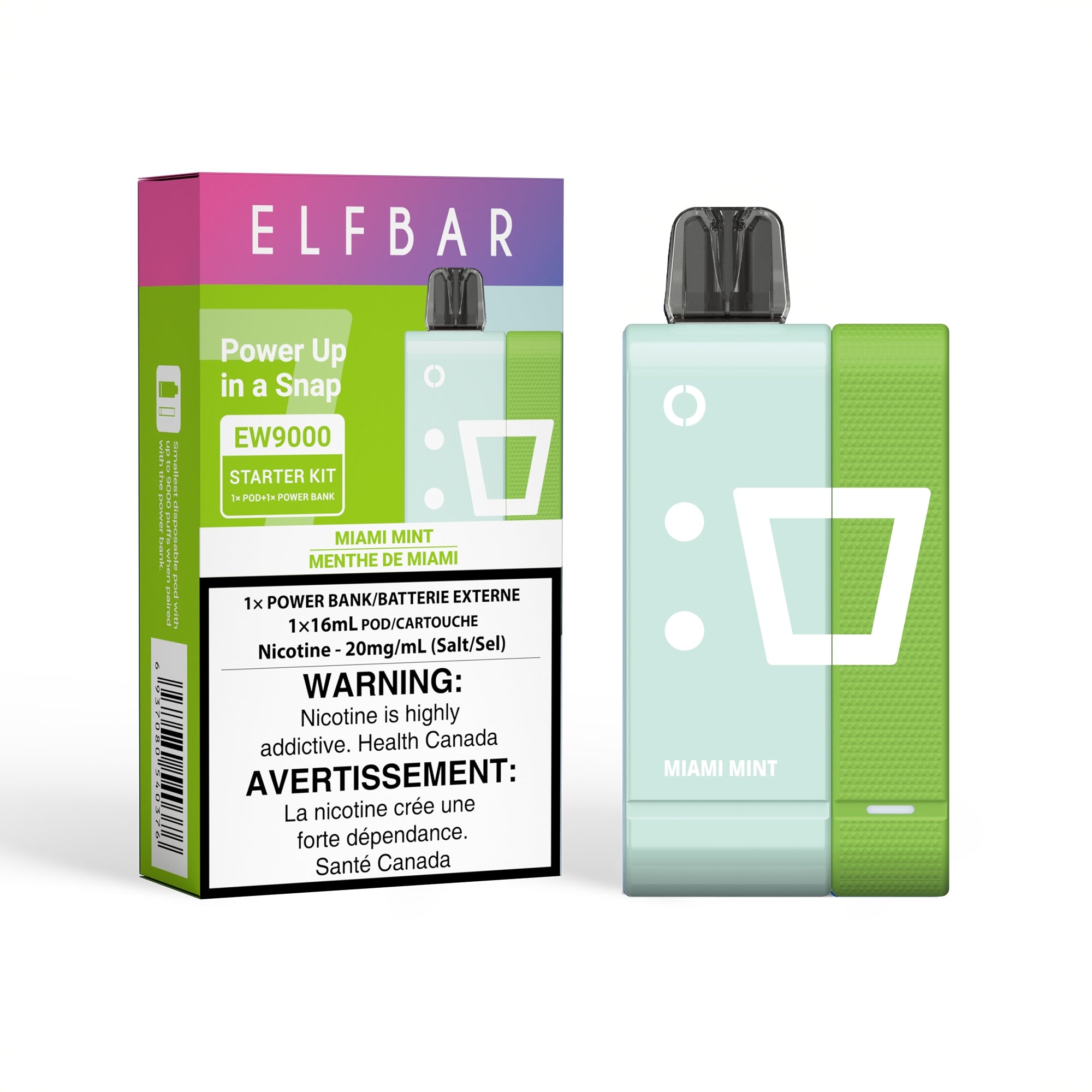Elfbar - Kit de démarrage EW9000 (FÉDÉRAL)