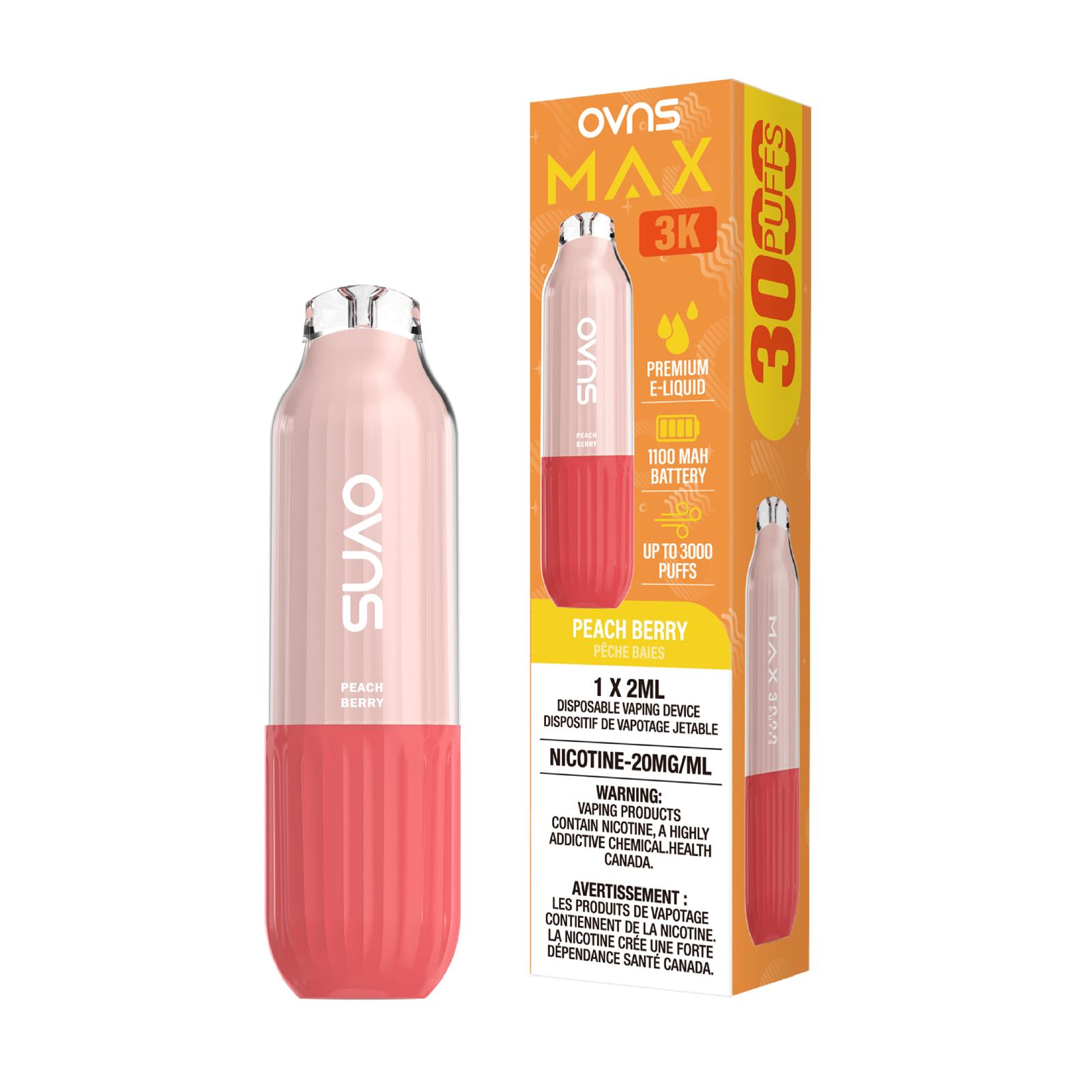 OVNS Max -  Disposable E-Cig (PROVINCIAL) (3000 Puffs)