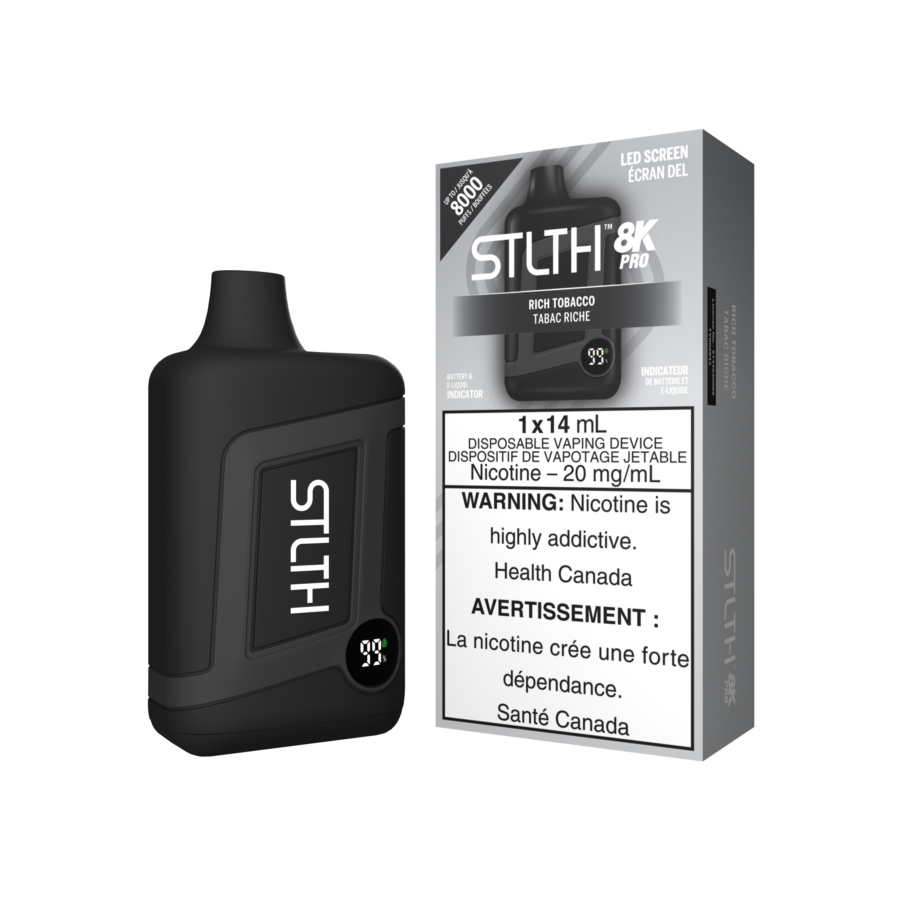 STLTH 8K Pro - Disposable E-Cig (PROVINCIAL) (8000 Puffs)
