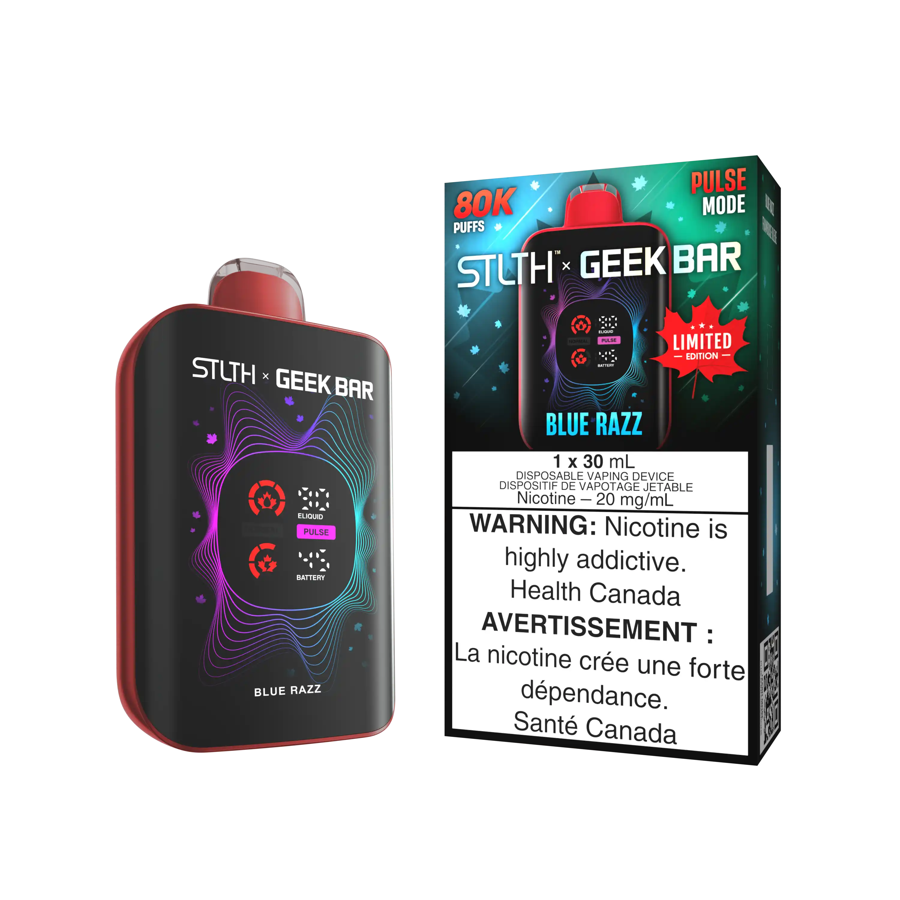 STLTH X GEEK BAR Limited Edition - Disposable E-Cig (PROVINCIAL) (80k puffs)