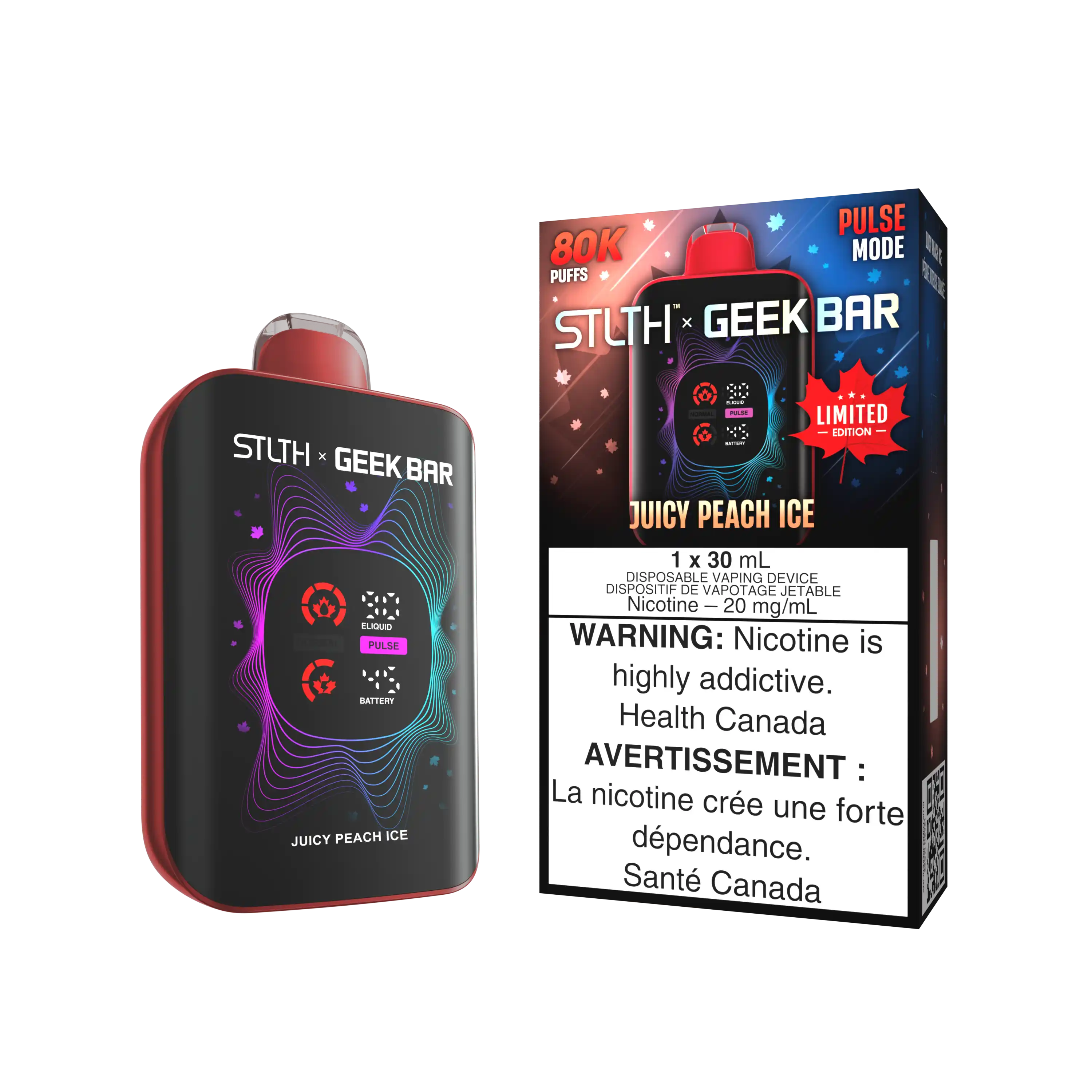 STLTH X GEEK BAR Limited Edition - Disposable E-Cig (PROVINCIAL) (80k puffs)