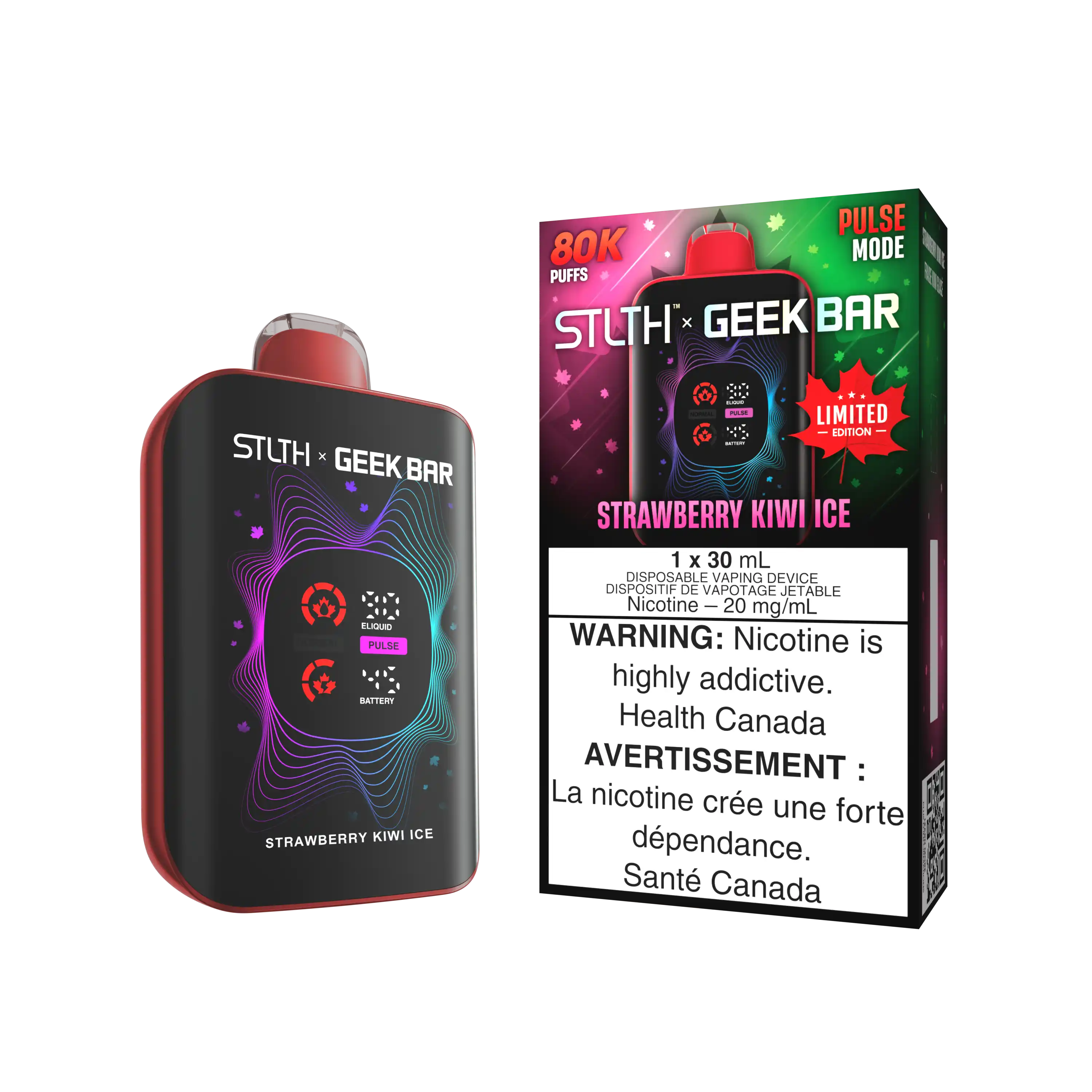 STLTH X GEEK BAR Limited Edition - Disposable E-Cig (PROVINCIAL) (80k puffs)