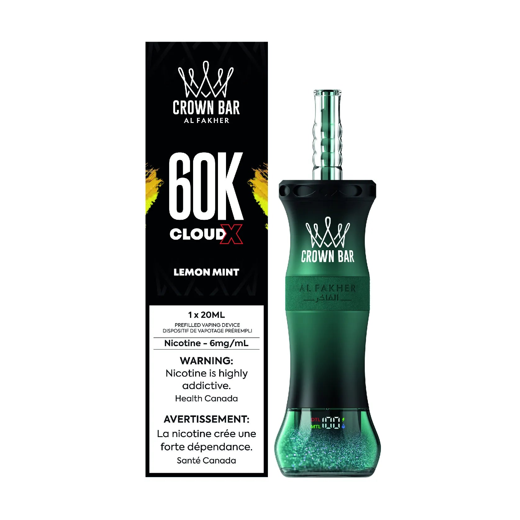 Al Fakher - Cloud X 60K Shisha‑Style Disposable (Provincial)