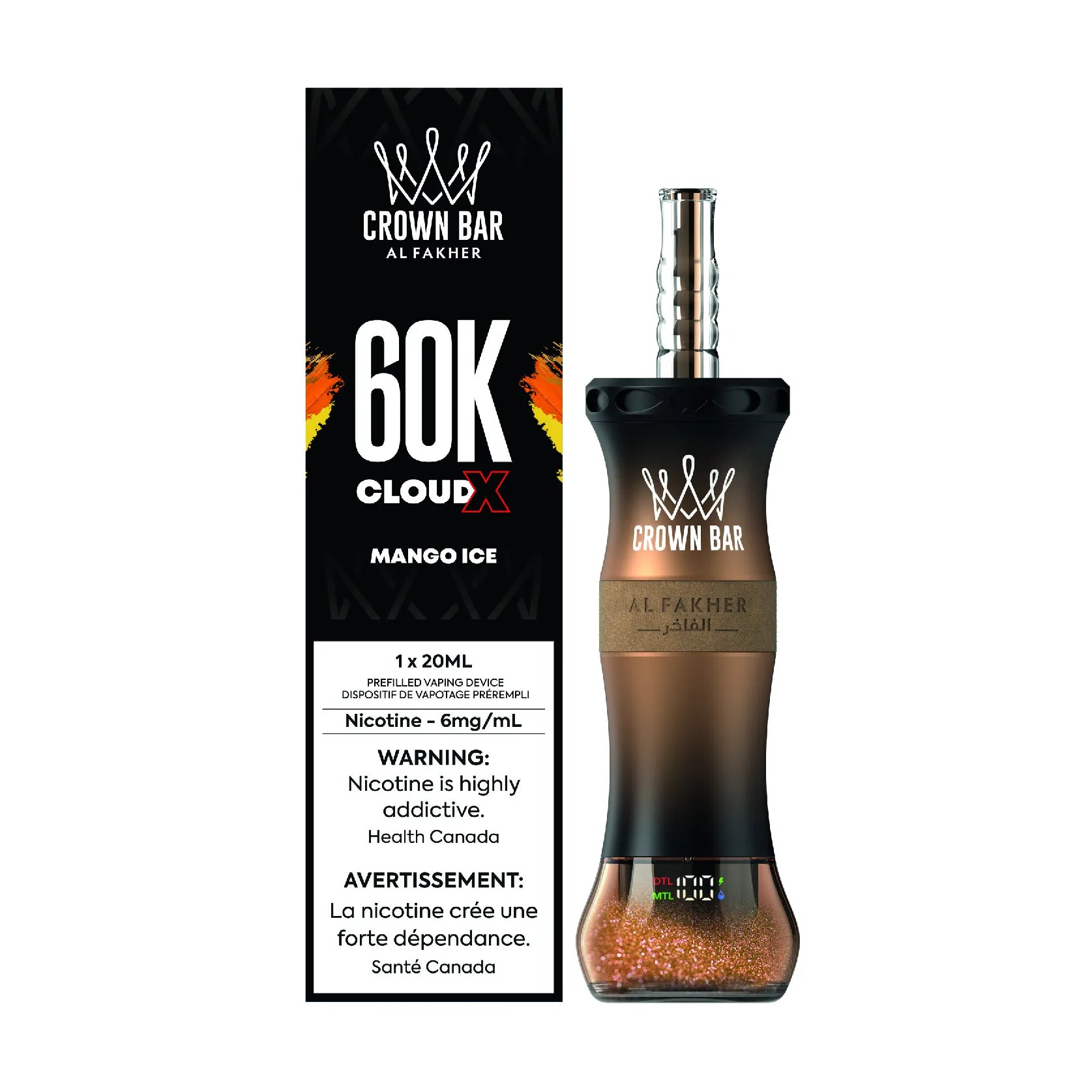Al Fakher - Cloud X 60K Shisha‑Style Disposable (Provincial)