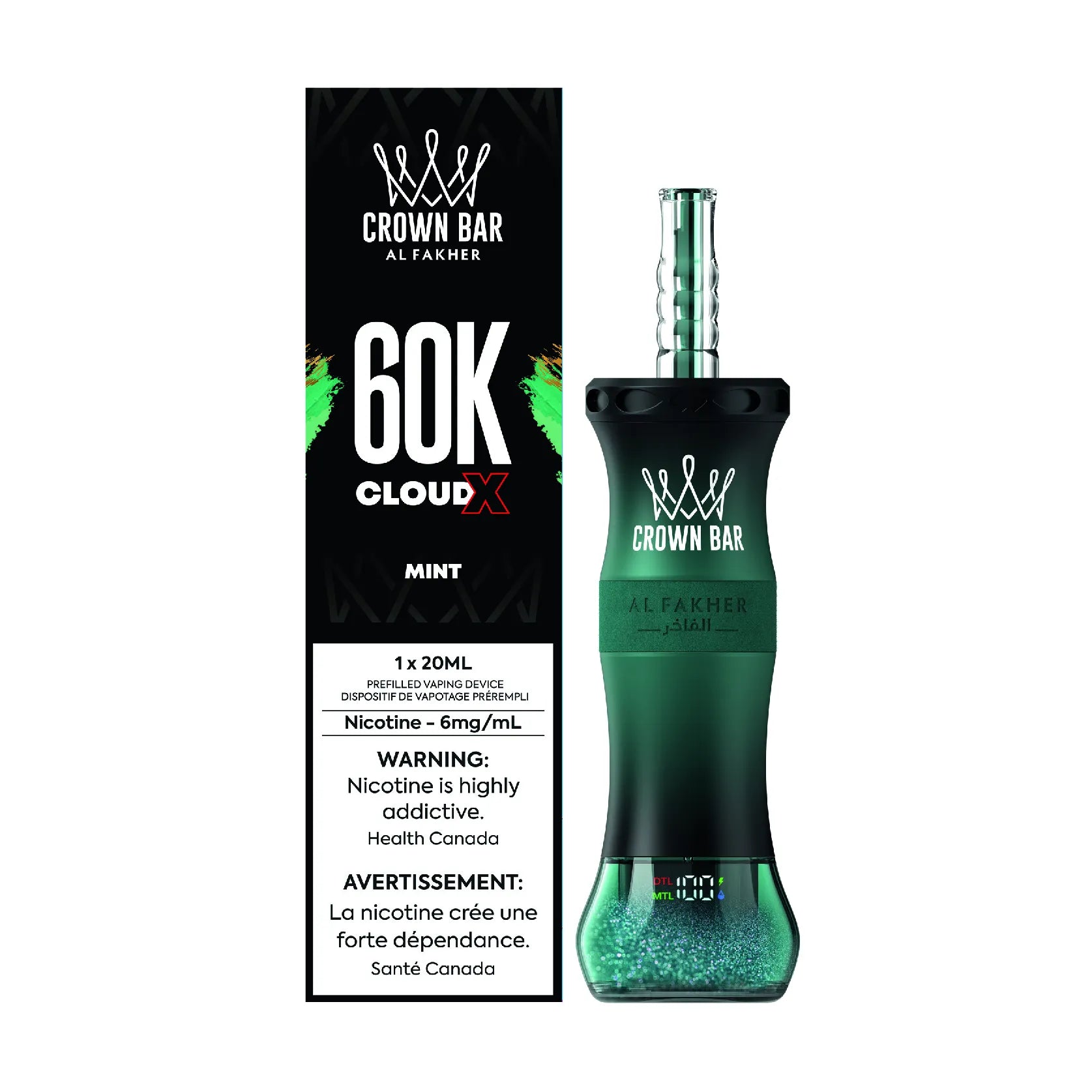 Al Fakher - Cloud X 60K Shisha‑Style Disposable (Provincial)