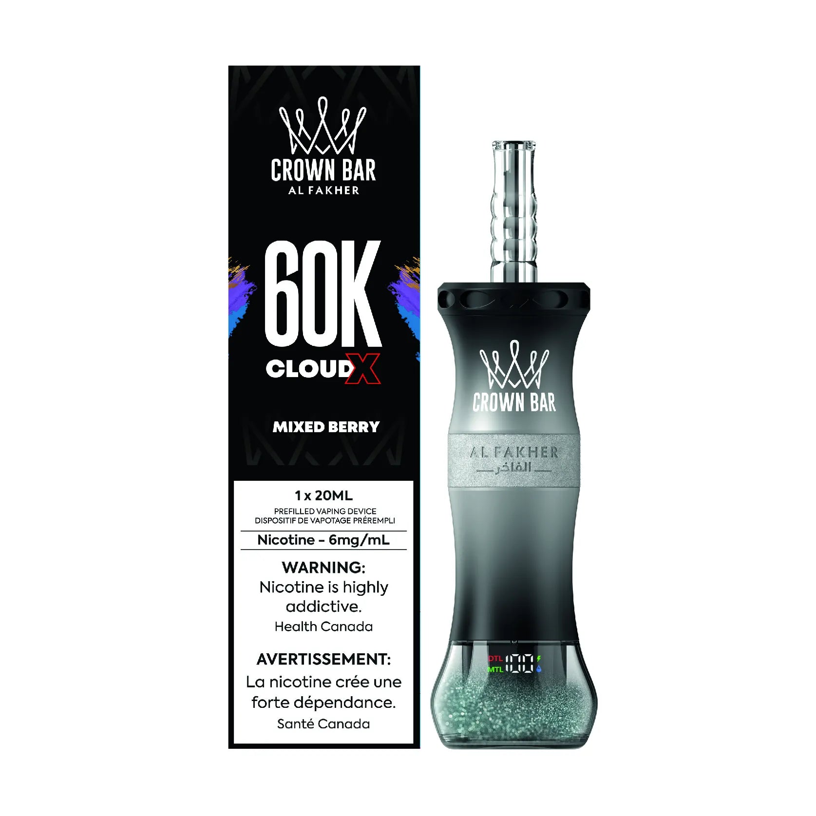 Al Fakher - Cloud X 60K Shisha‑Style Disposable (Provincial)
