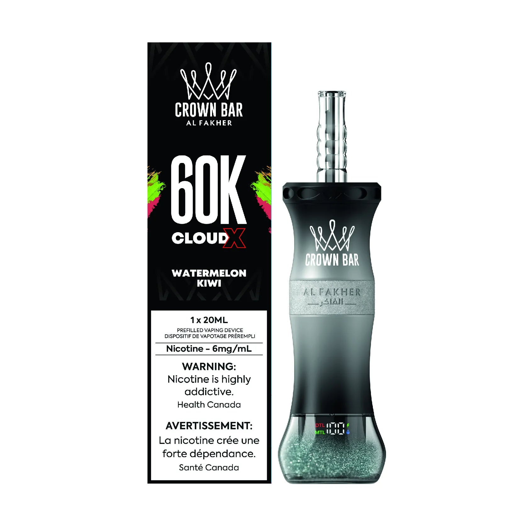 Al Fakher - Cloud X 60K Shisha‑Style Disposable (Provincial)