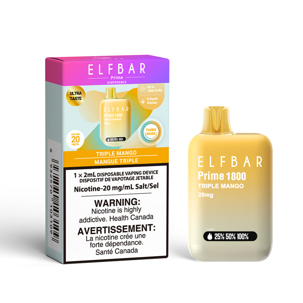 ELF Bar - Prime 1800 Disposable E-cig (Provincial)