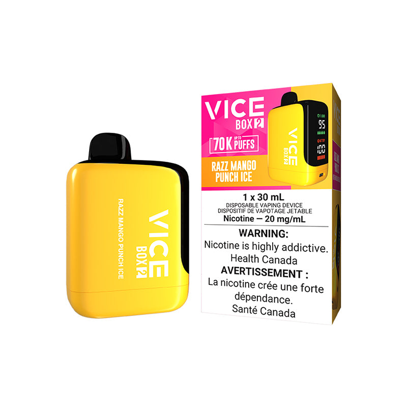 VICE Box 2 - Cigarette électronique jetable (PROVINCIALE) (70 000 bouffées)