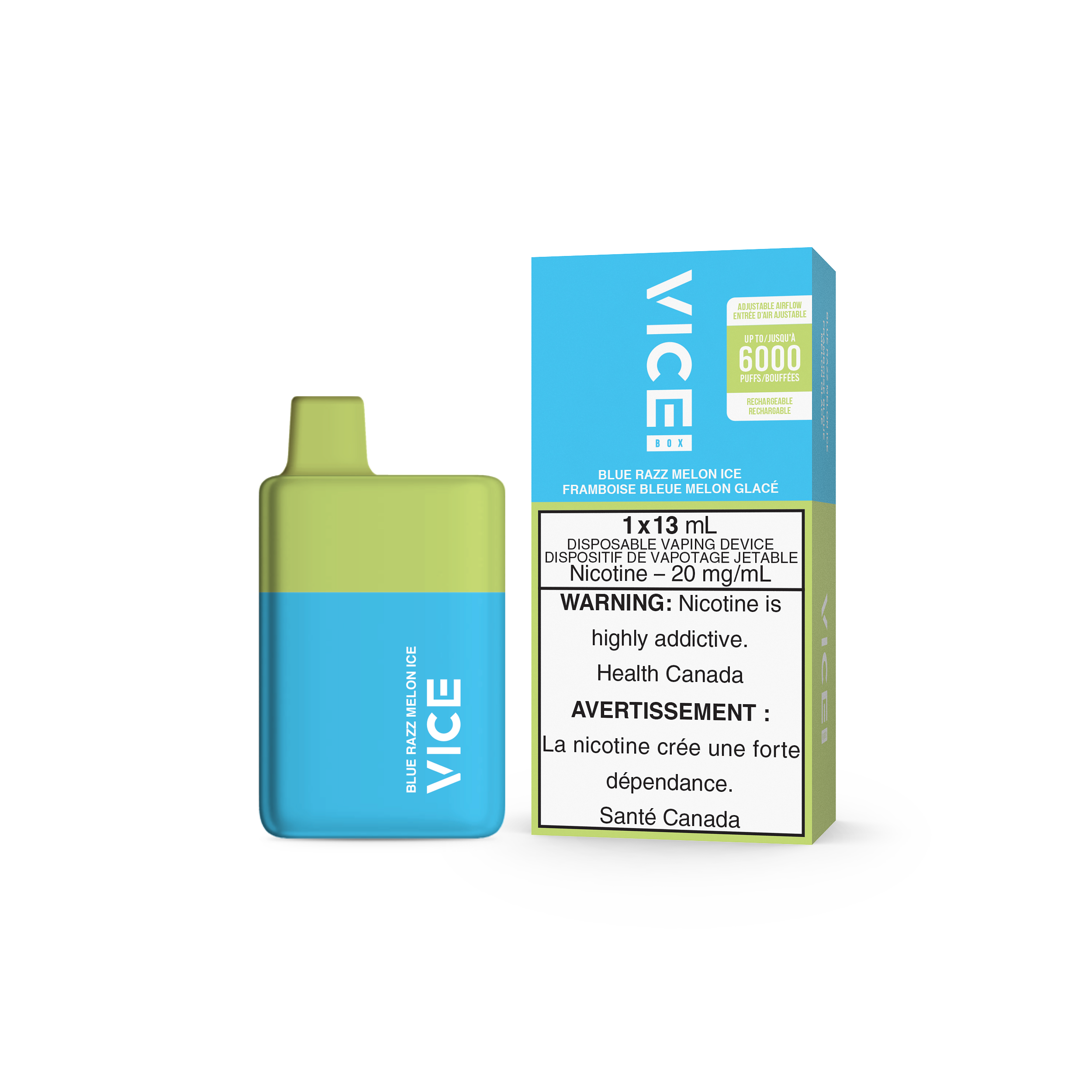 VICE Box - Disposable E-Cig (PROVINCIAL) (6000 Puffs)