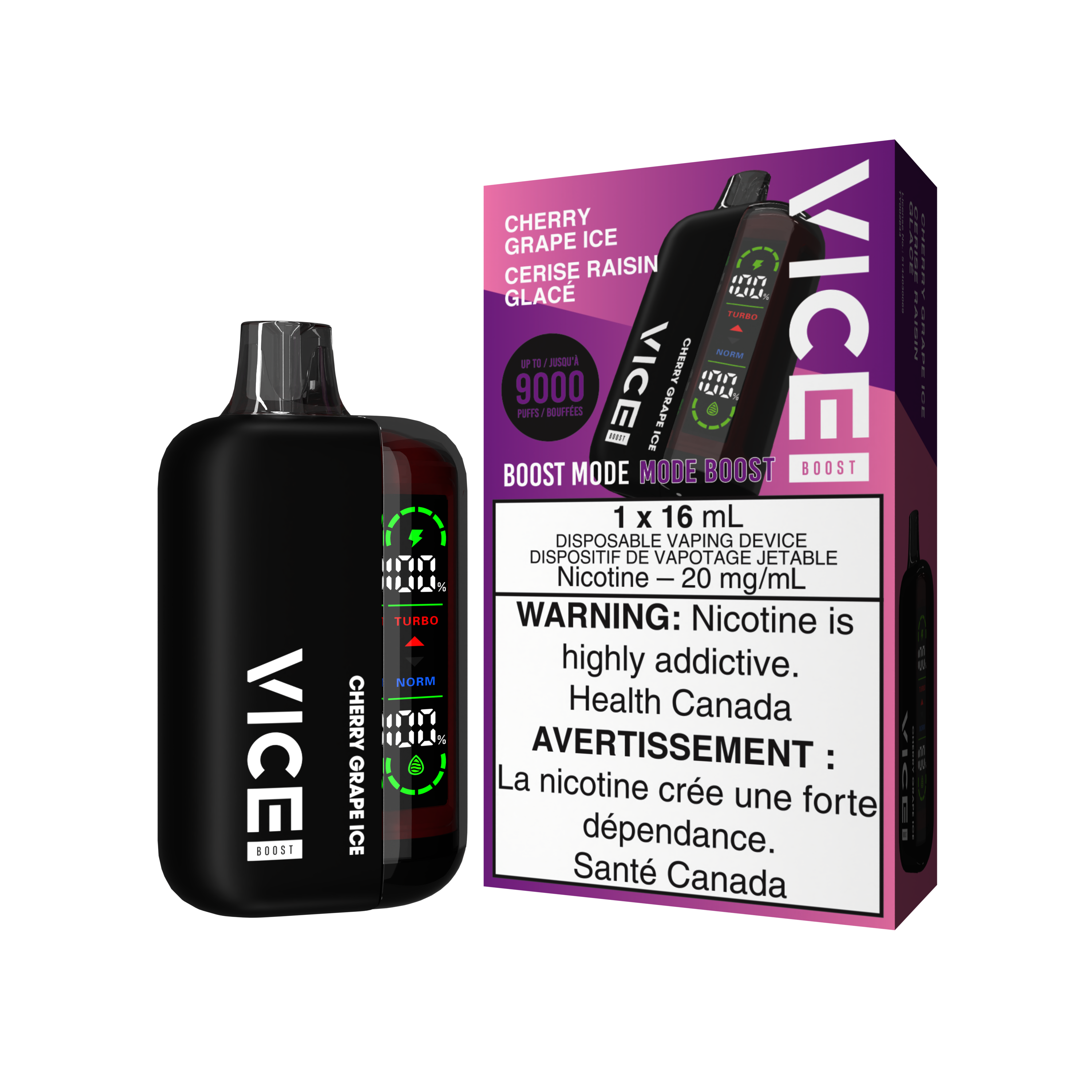 VICE Boost - Disposable E-Cig (PROVINCIAL) (9000 Puffs)