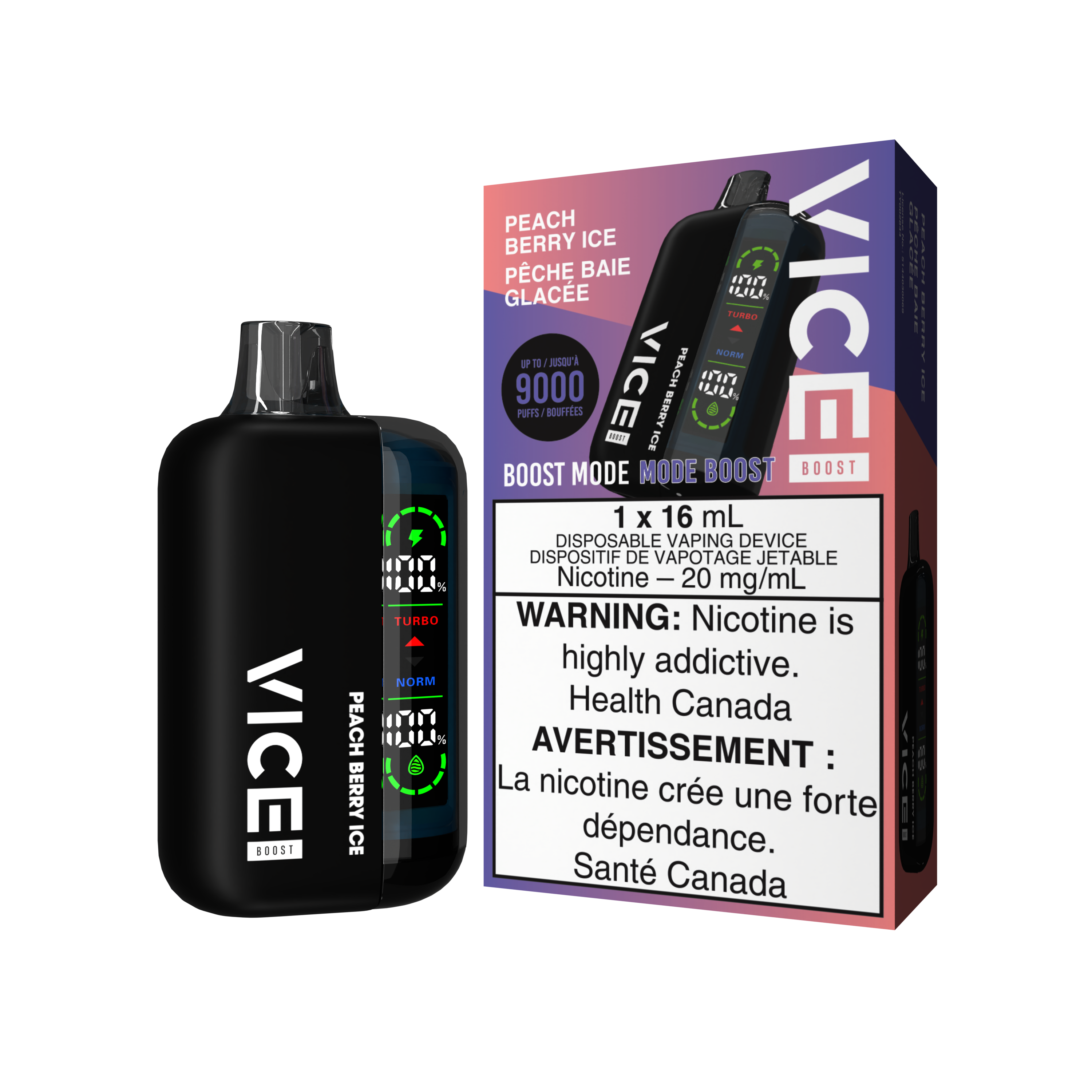 VICE Boost - Disposable E-Cig (PROVINCIAL) (9000 Puffs)