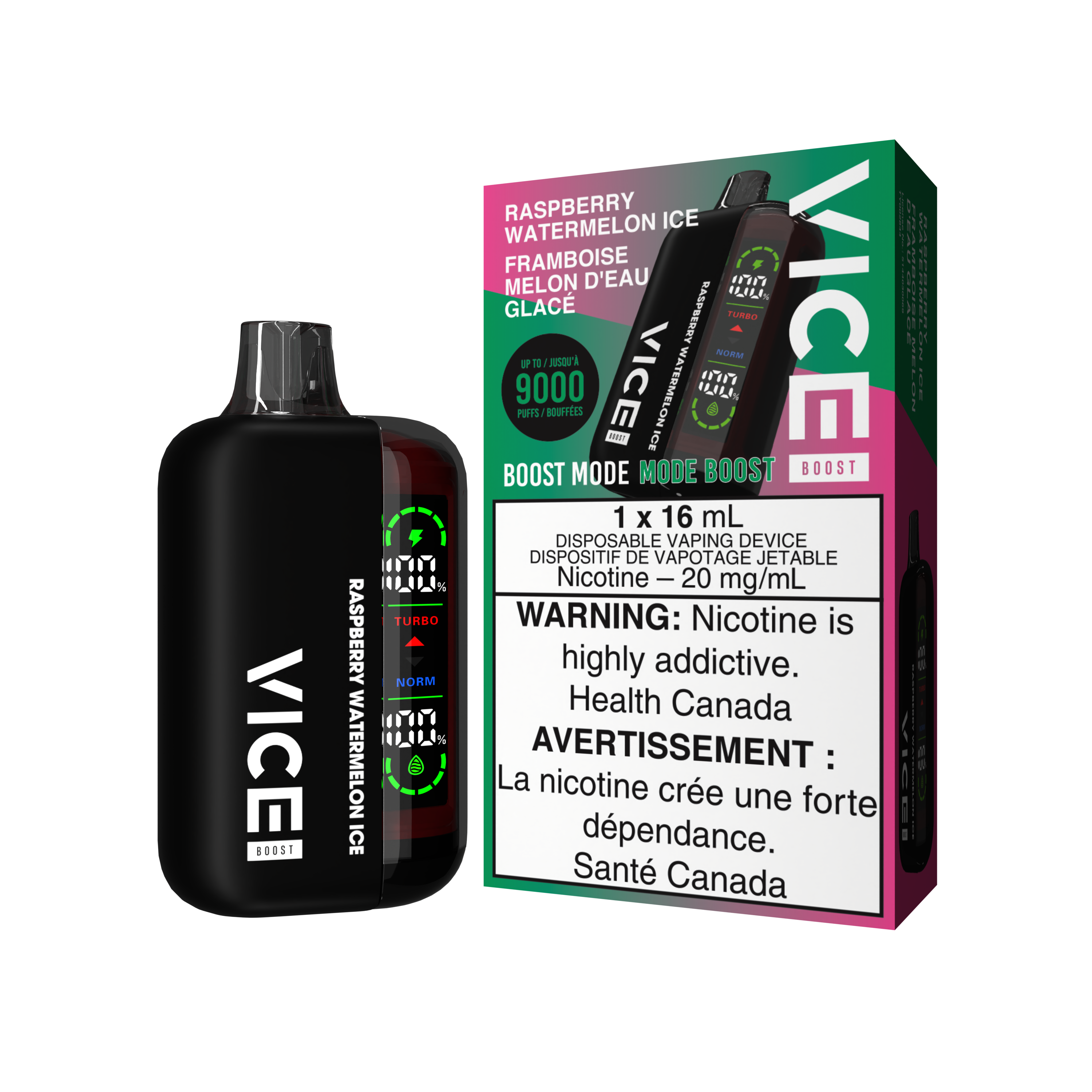 VICE Boost - Disposable E-Cig (PROVINCIAL) (9000 Puffs)