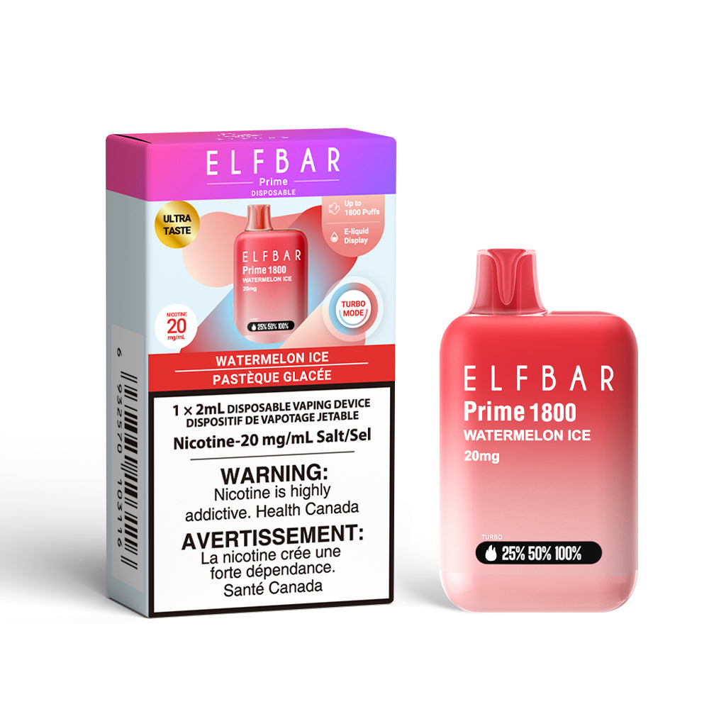 ELF Bar - Prime 1800 Disposable E-cig (Provincial)