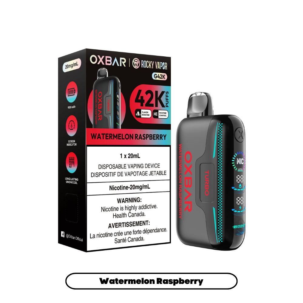 Oxbar G42k - Cigarette électronique jetable (PROVINCIALE) (42 000 bouffées) 