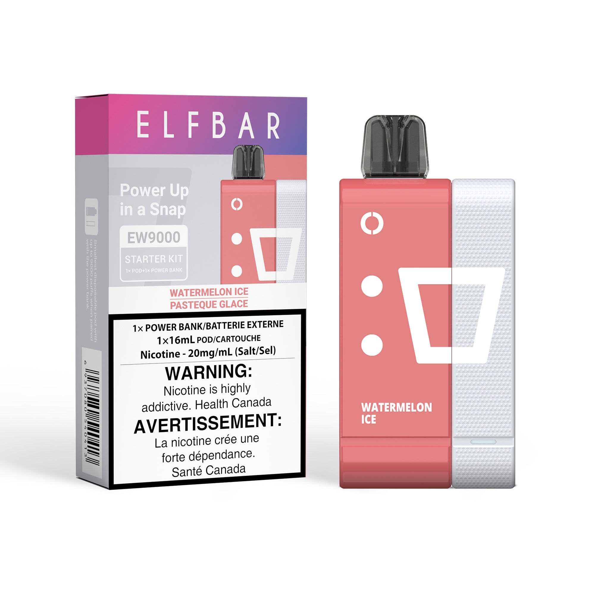 Elfbar - Kit de démarrage EW9000 (FÉDÉRAL)