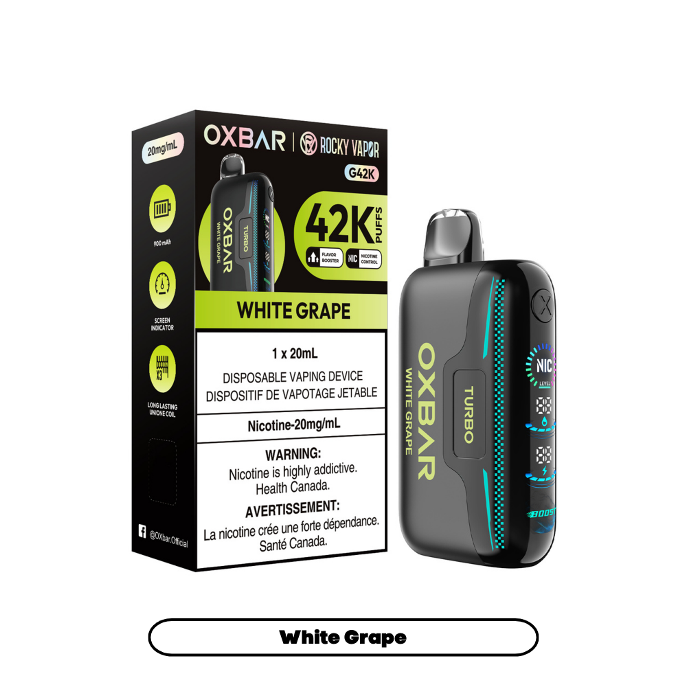 Oxbar G42k - Cigarette électronique jetable (PROVINCIALE) (42 000 bouffées) 
