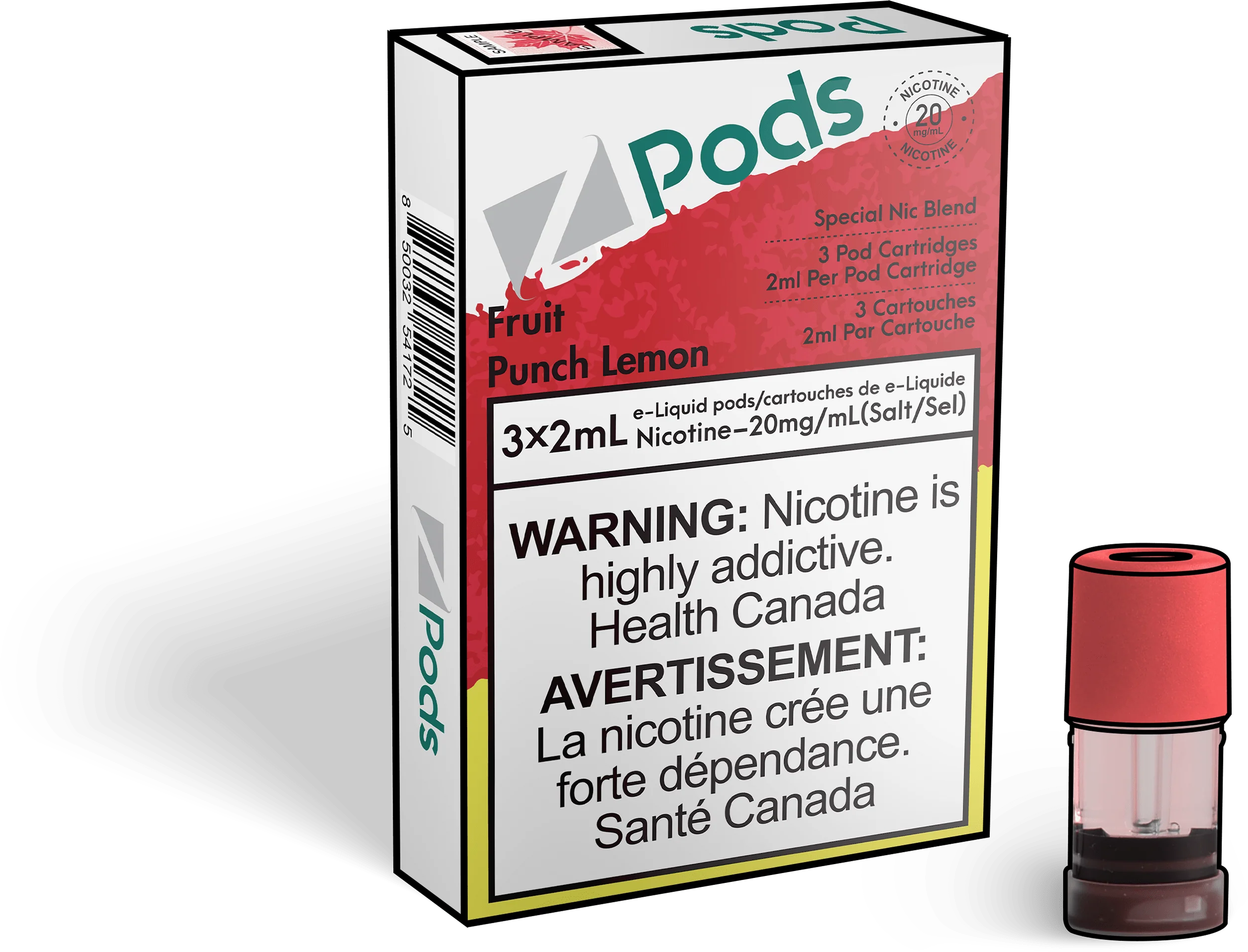 Z Pods - Fruit Nectar (Punch) Lemon (PROVINCIAL)