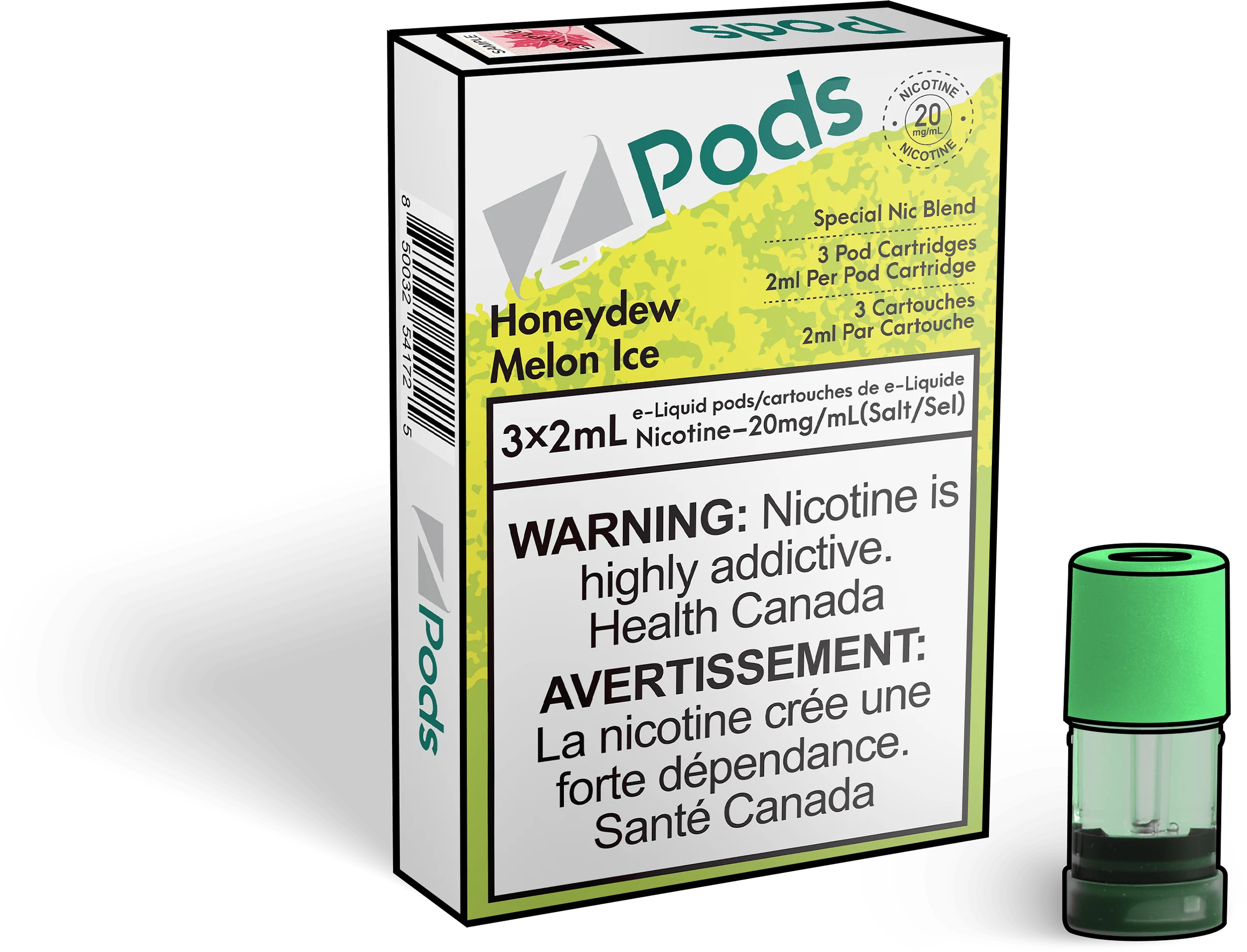 Z Pods - Honeydew Melon Ice (PROVINCIAL)