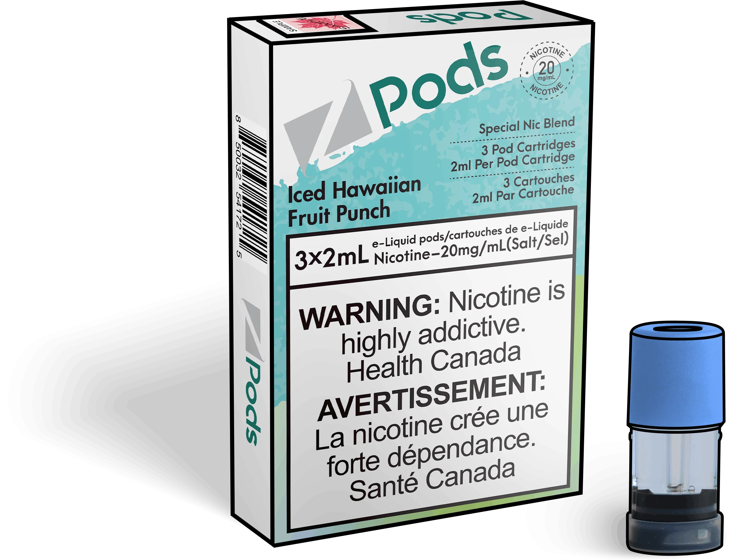 Z Pods - Iced Hawaiian Fruit Nectar (PROVINCIAL)