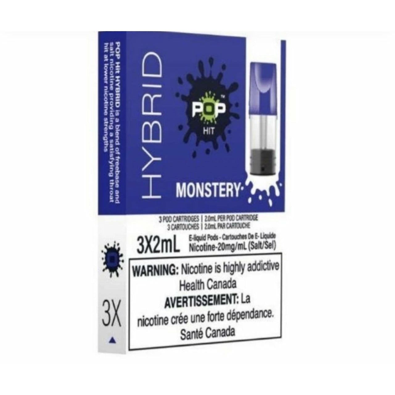 Pods Pop Hybrid – Monstery (compatibles avec STLTH) (FÉDÉRAL)