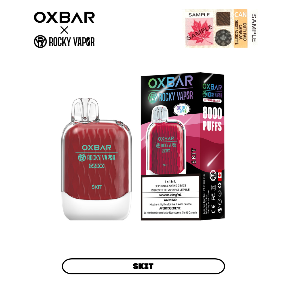 Oxbar G8000 - Disposable E-Cig (8000 Puffs) Oxbar G8000 - Disposable E-Cig (8000 Puffs)